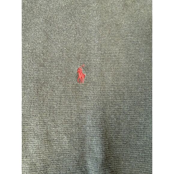 Polo Ralph Lauren Waffle Knit Thermal Men XL Long Sleeve Crew Neck Pony Logo - Picture 3 of 7